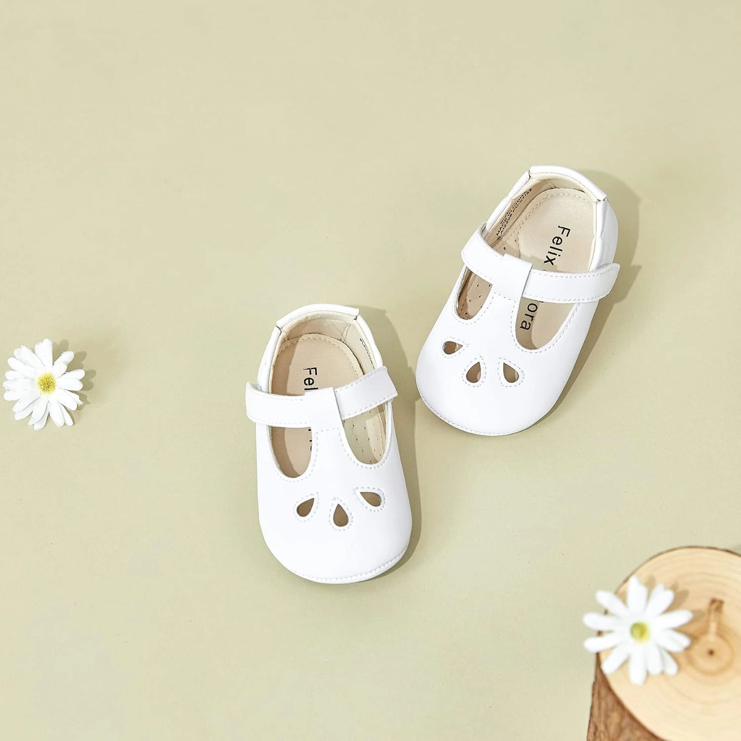 Felix & Flora Soft Sole Baby Shoes - Infant Baby Walking Shoes Moccasinss Rubber Sole Crib Shoes