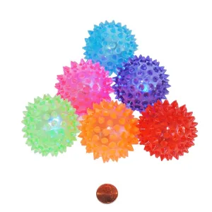 Flashing Spiky Balls (24 total balls in 2 bags) $1.56 each