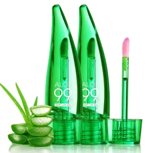 Flavor..Haus Aloe Vera Lip Balm, Magic Colour Changing Lipstick Long Lasting Lip Balm Set Lips Moisturizer Aloe Vera Lip Stick for Women Girls (Pack-02)