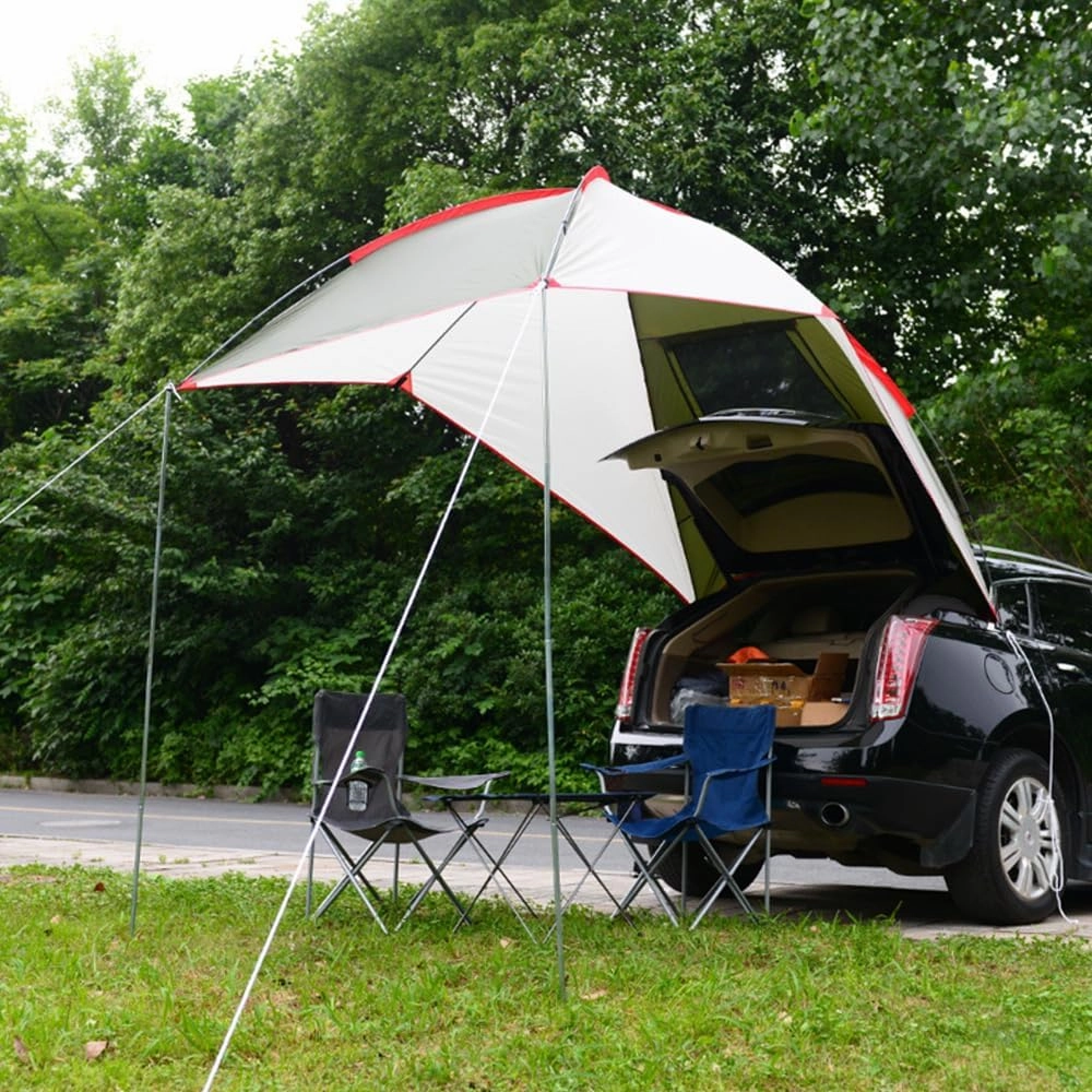 for Ford Ranger/S-Max/Transit/Transit Custom Car Awning,Portable Awning Canopy Ventilation for Camping Vehicle Awning Instant Shelter for Camping,A White