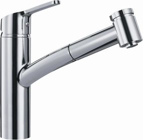 Franke SMA-PO Smart 1.75 GPM Single Hole Pull Out Kitchen Faucet - Polished Chrome