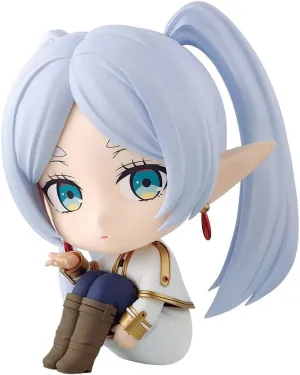 Frieren Look up Figure Cute Sitting Pose Mini Anime Figurine Frieren Fern Action Figure 11cm Cartoon Cake Topper Desktop Decoration Collectibles