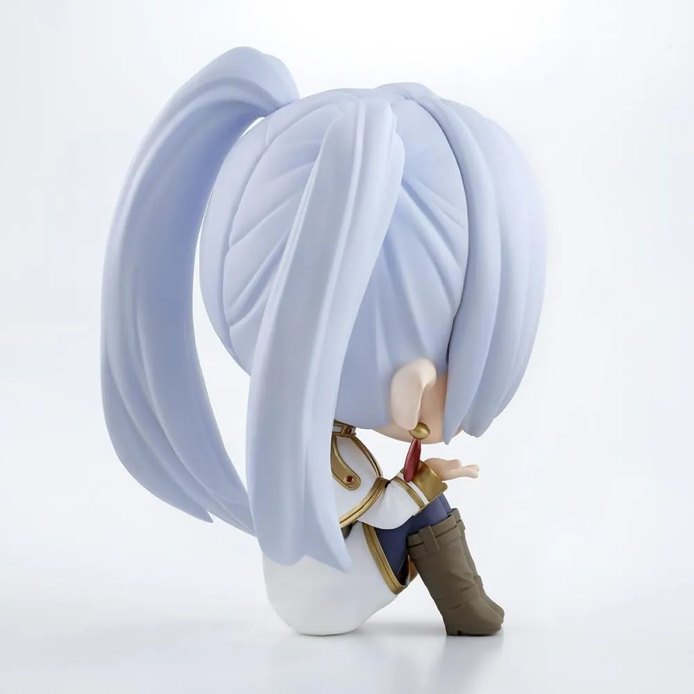 Frieren Look up Figure Cute Sitting Pose Mini Anime Figurine Frieren Fern Action Figure 11cm Cartoon Cake Topper Desktop Decoration Collectibles