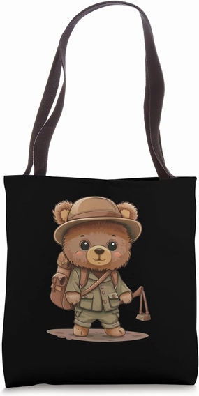 Fun Archaeologist Costume for Teddy Bear and excavation Fans Tote Bag