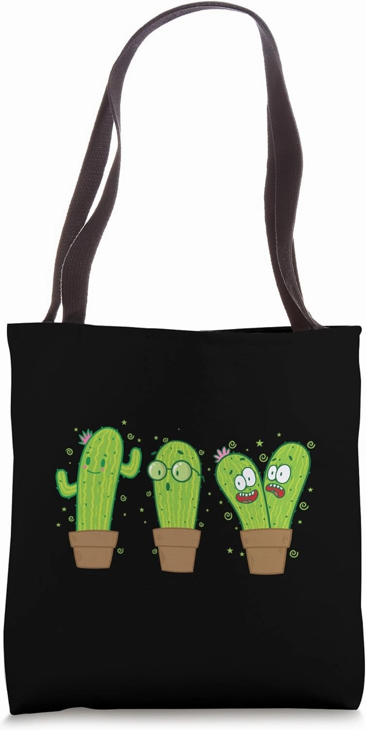 Funny Cacti Tote Bag