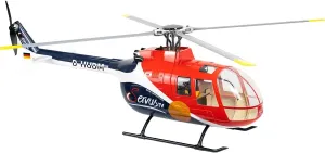 FunXylophy Fly Wing BO105 RC Helicopter, 470 Size 2.4G 6CH Military RC Helicopter with H1 Flight Controller, GPS Positioning, Remote Control Airplane for Adults (RTF Version)