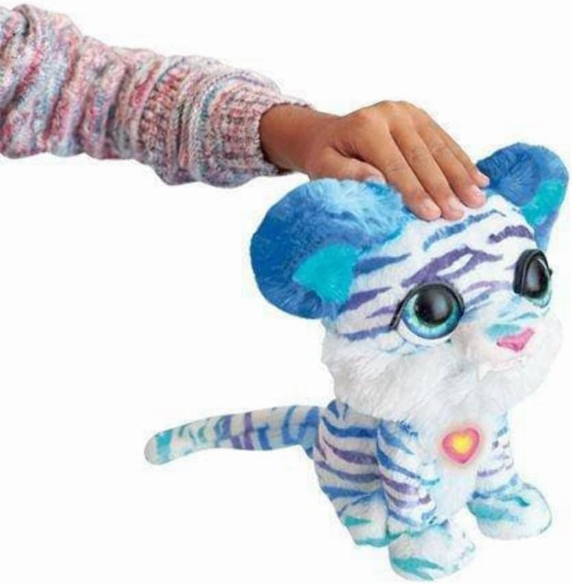 FurReal North The Sabertooth Kitty Interactive Plush Pet Toy, 35  Sound & Motion Combinations, Ages 4 and Up