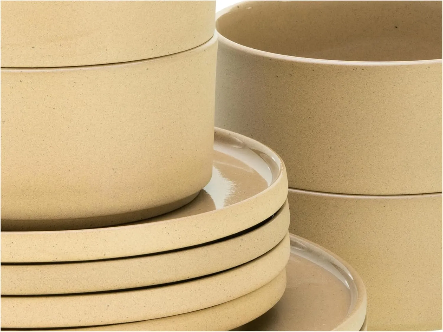 Futuro Series 21655, 4-Piece Crockery Set, Stoneware Bowls, Dishwasher and Microwave Safe, Made in Portugal