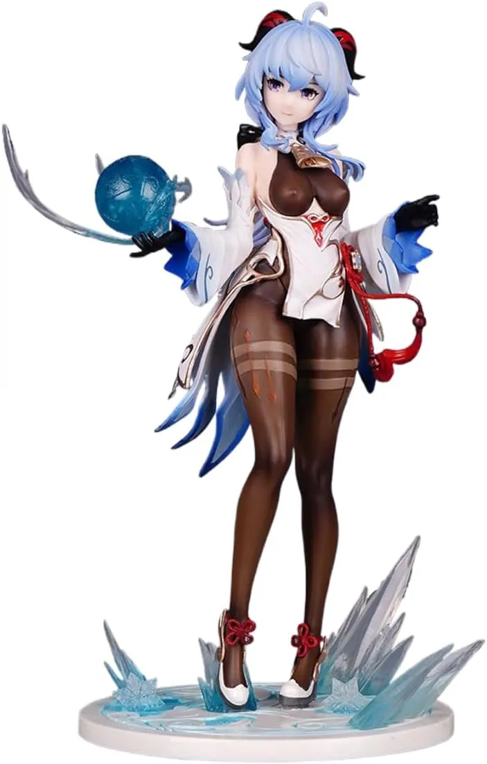 G-I Ganyu Figure 1/7 Swimwear Game Character PVC Anime Model 10.6in Gift (Classic Style 2)