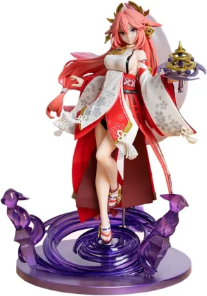 G-I Yae Miko 1/7 Figure 24CM Anime Game Lady Guuji of The Grand Narukami Shrine Toy Character PVC Gift