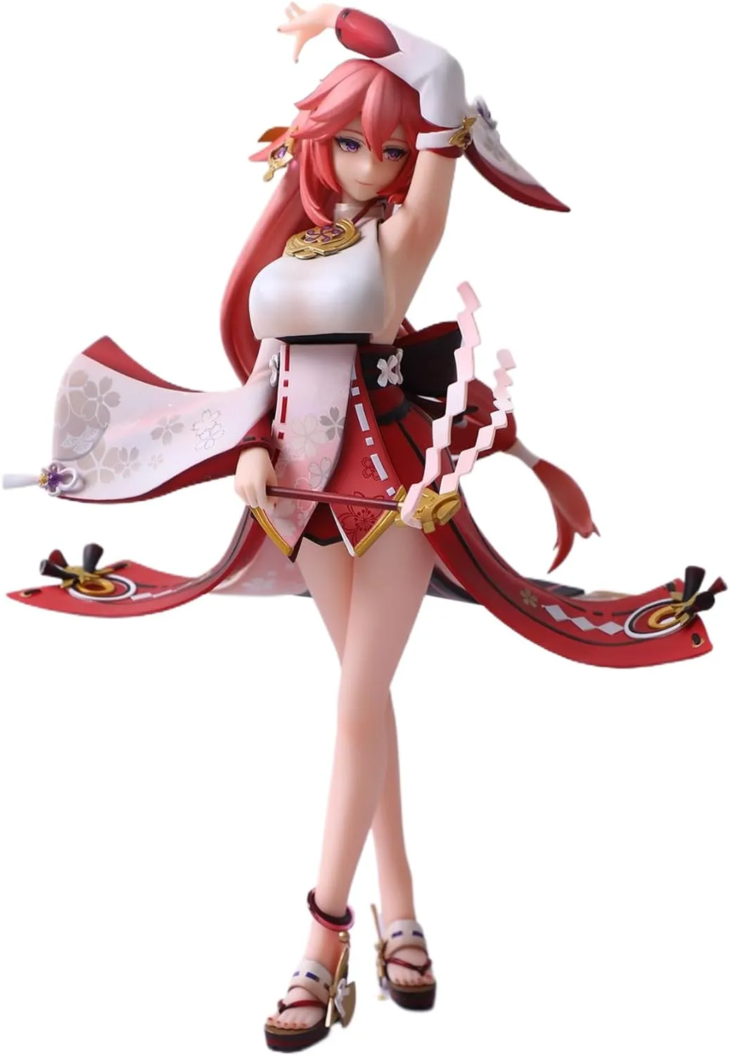 G-I Yae Miko 1/7 Figure 9.8IN Anime Game Lady Guuji of The Grand Narukami Shrine Toy Character PVC Gift