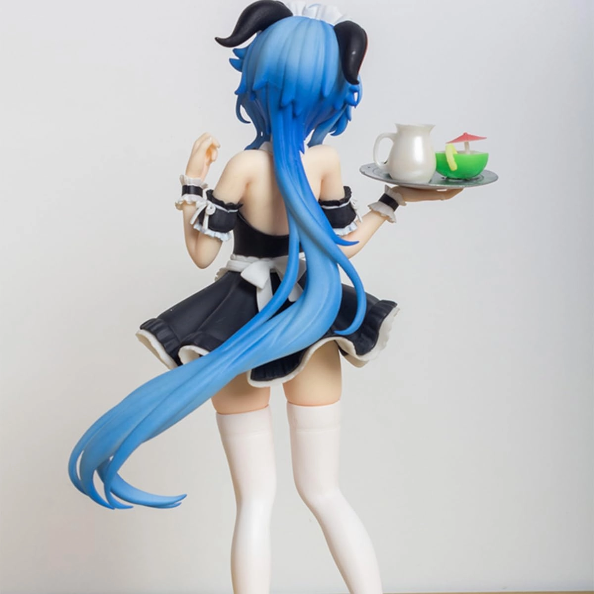 G-I Ganyu Figure 1/7 Swimwear Game Character PVC Anime Model Gift (Maid's Outfit (7.1"))