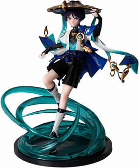 G-I Wanderer 1/7 Figure PVC 25CM Anime Game Sumeru Scaramouche Character Desktop Ornaments Gift Kunikuzushi