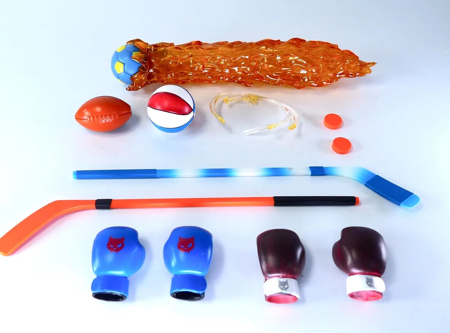 Game ON Arcade 1/12 Scale Six Inch Action Figure Accessories Set with LED Light (Cats with Knives 2 w/Light)