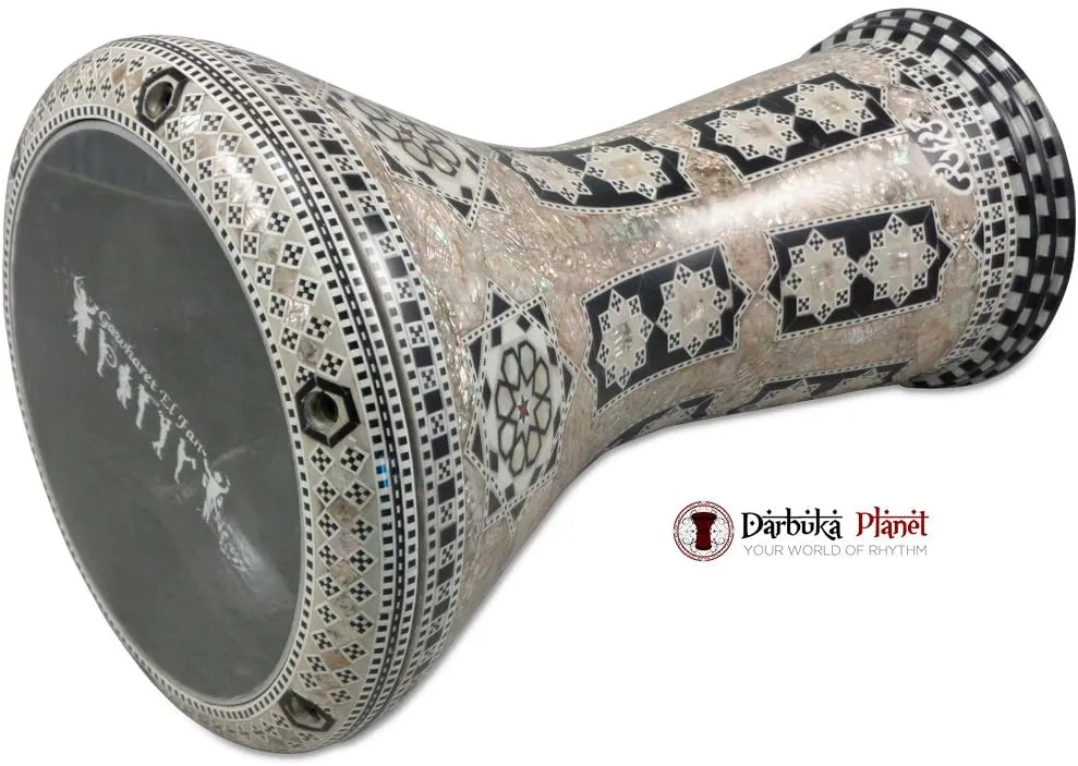 Gawharet El Fan 17" Mother of Pearl Darbuka "Supernova" Darbuka Drum Percussion