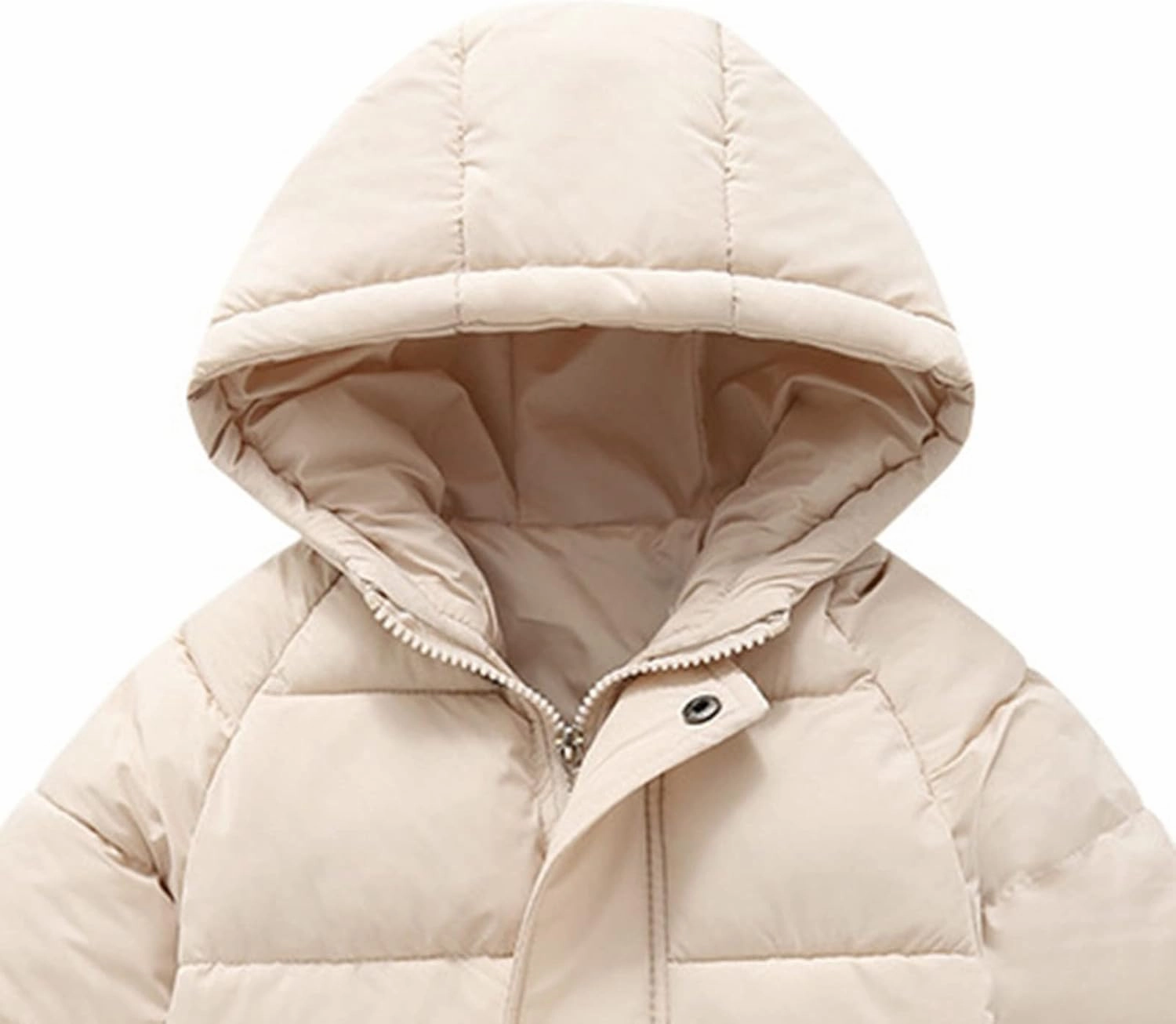 Girls' Long Hooded Puffer Jacket Kids Winter Thicken Padded Down Coat Toddler Water Resistant Quilted Puffer Coat