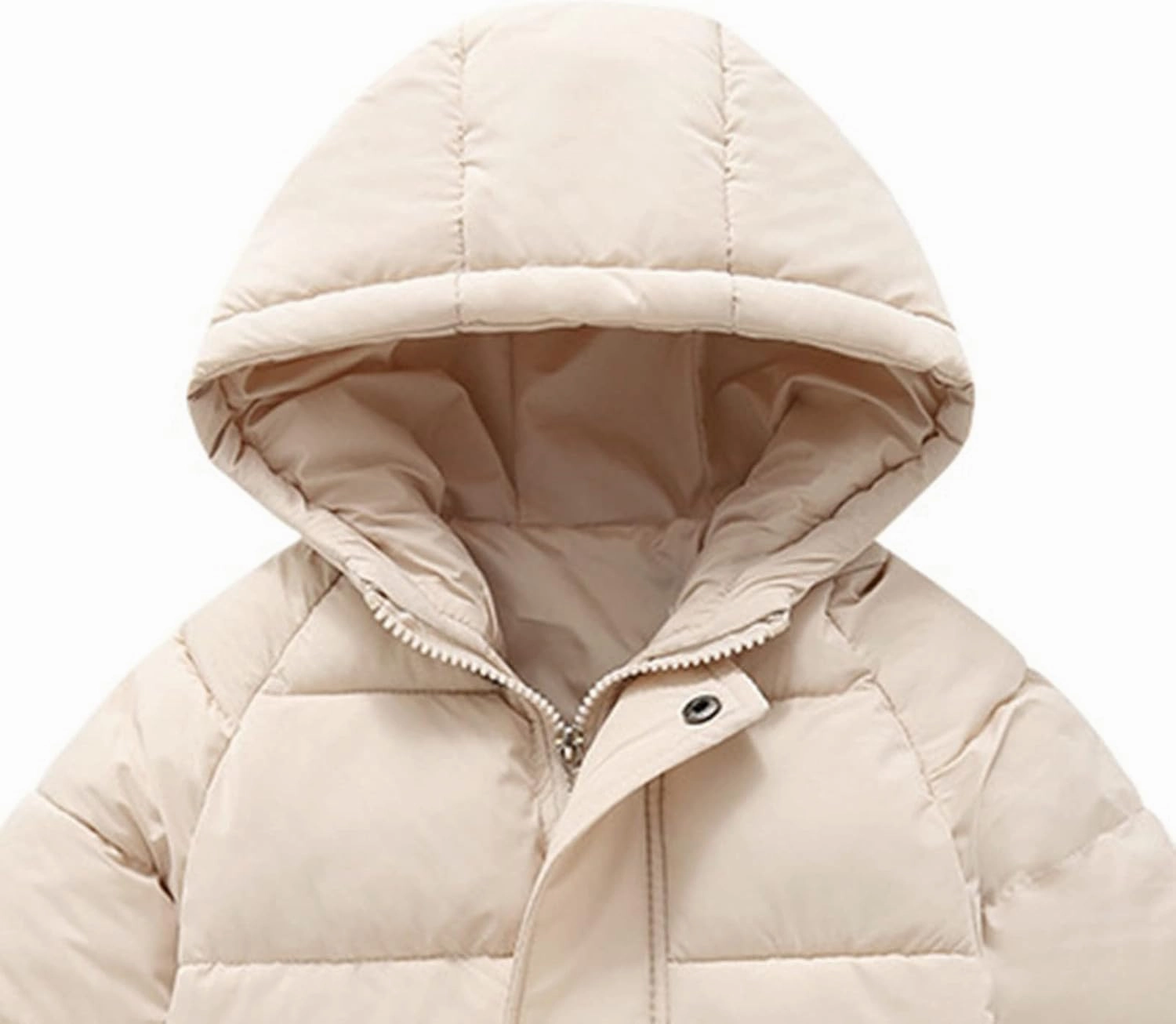 Girls' Long Hooded Puffer Jacket Kids Winter Thicken Padded Down Coat Toddler Water Resistant Quilted Puffer Coat