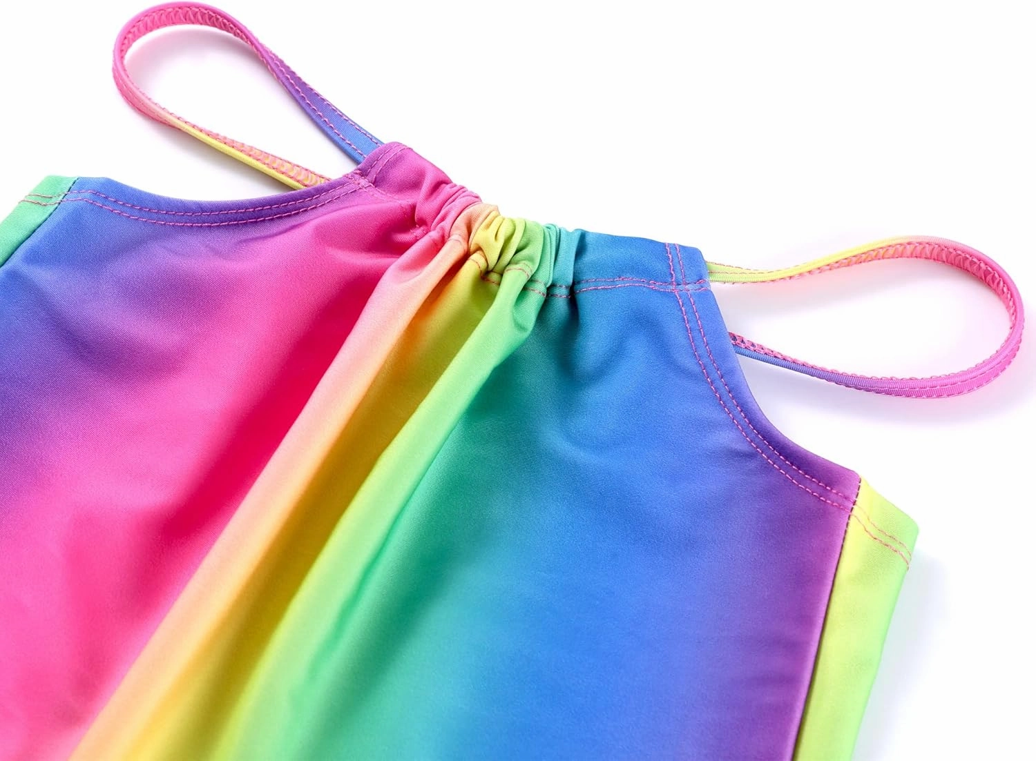 Girls Swimsuit 2-Piece Halter Tankini Set Beach Sport Bathing Suit UPF 50  Swimwear for 3-12 Years Old Kids