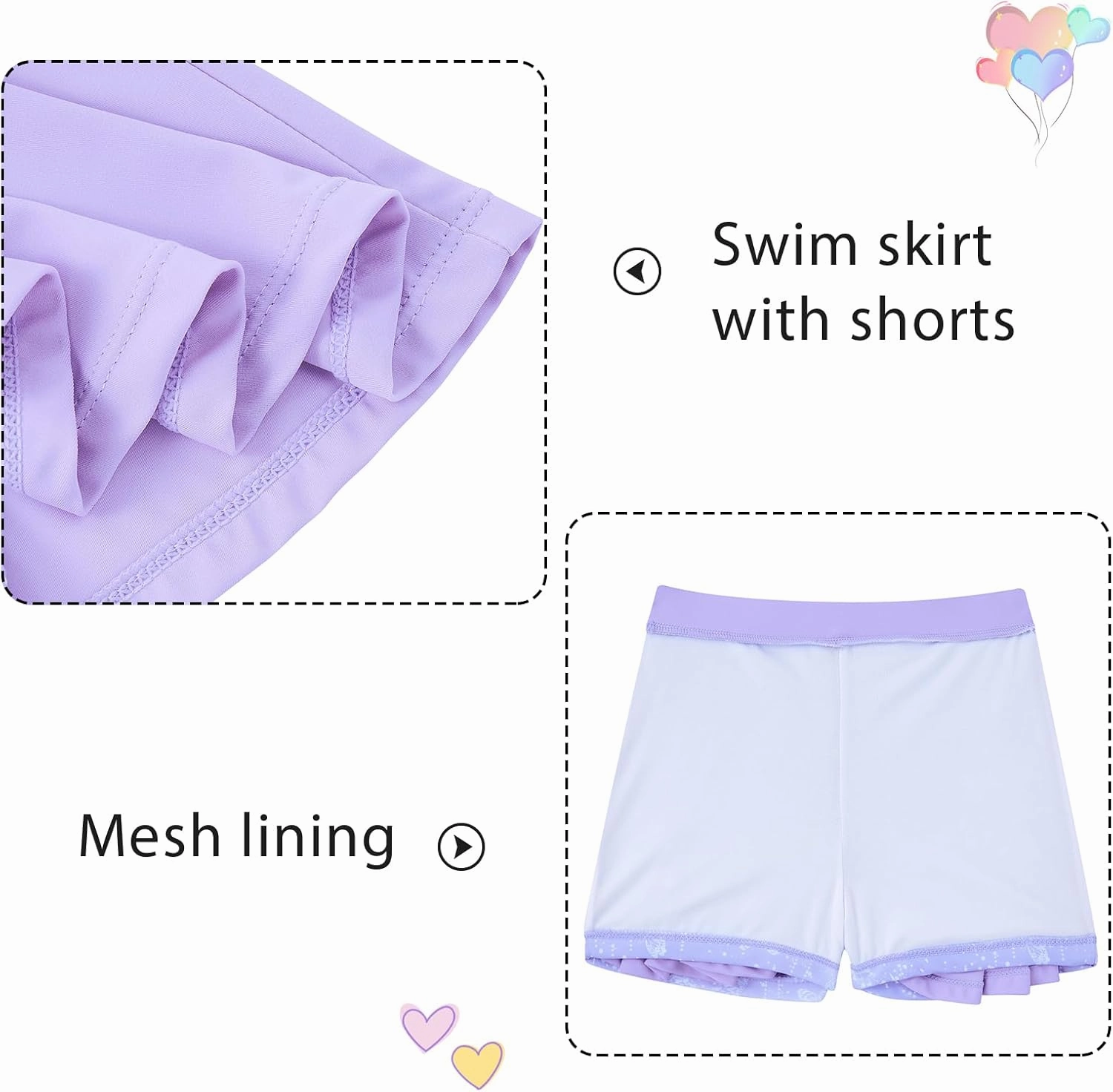 Girls Tankini Swimsuit Mermaid Bathing Suits Criss-Cross Strap Adjustable Summer Beach Two Piece Swimwear Size 4-12
