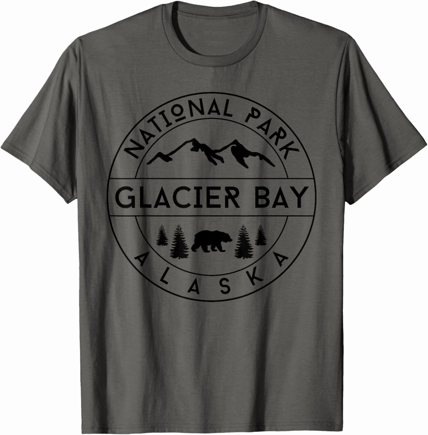 Glacier Bay National Park Alaska Bear Nature Hiking Outdoors T-Shirt