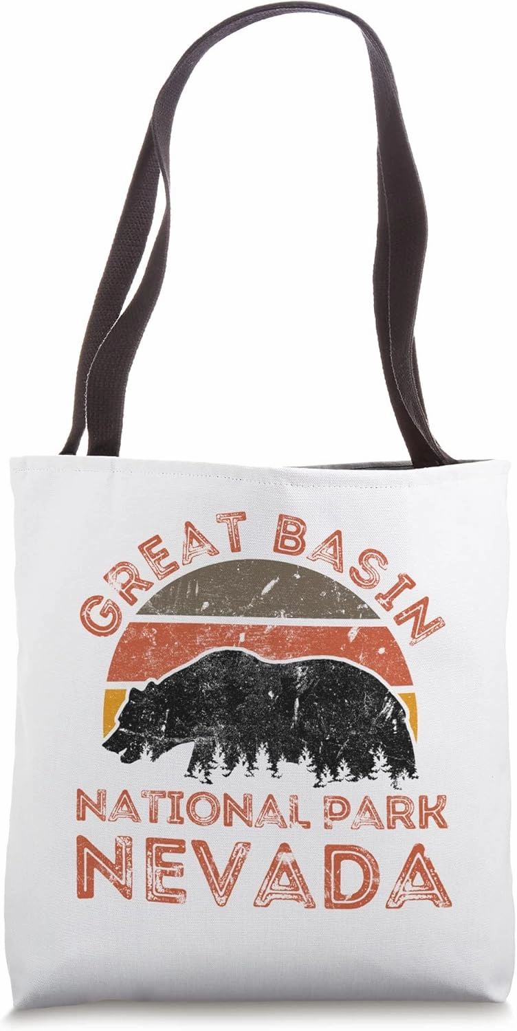 Great Basin Nevada Nature Hiking Bear Outdoors Tote Bag