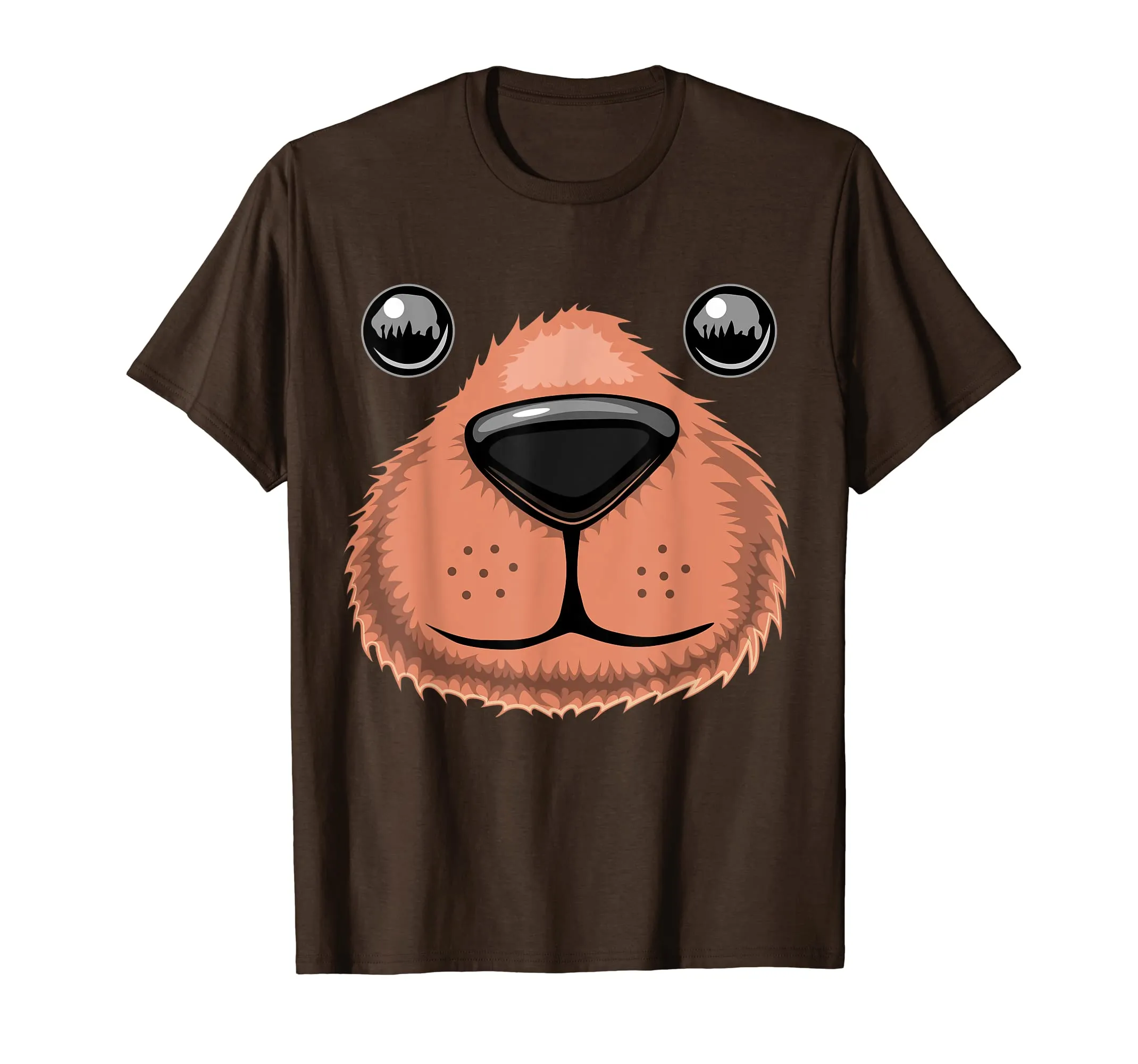 Halloween Bear Face Animal Costume Shirt Teddy Bear Costume