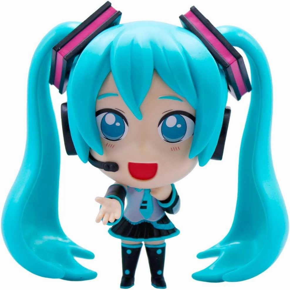 Hatsune Miku Collector Figure – 5″ Standing Pose PVC Statue with Collector Window Box – Officially Licensed Just Toys Figure