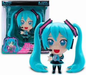 Hatsune Miku Collector Figure – 5″ Standing Pose PVC Statue with Collector Window Box – Officially Licensed Just Toys Figure