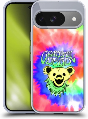 Head Case Designs Officially Licensed Grateful Dead Bear Tie Dye Trends Soft Gel Case Compatible with Google Pixel 9 / Pixel 9 Pro