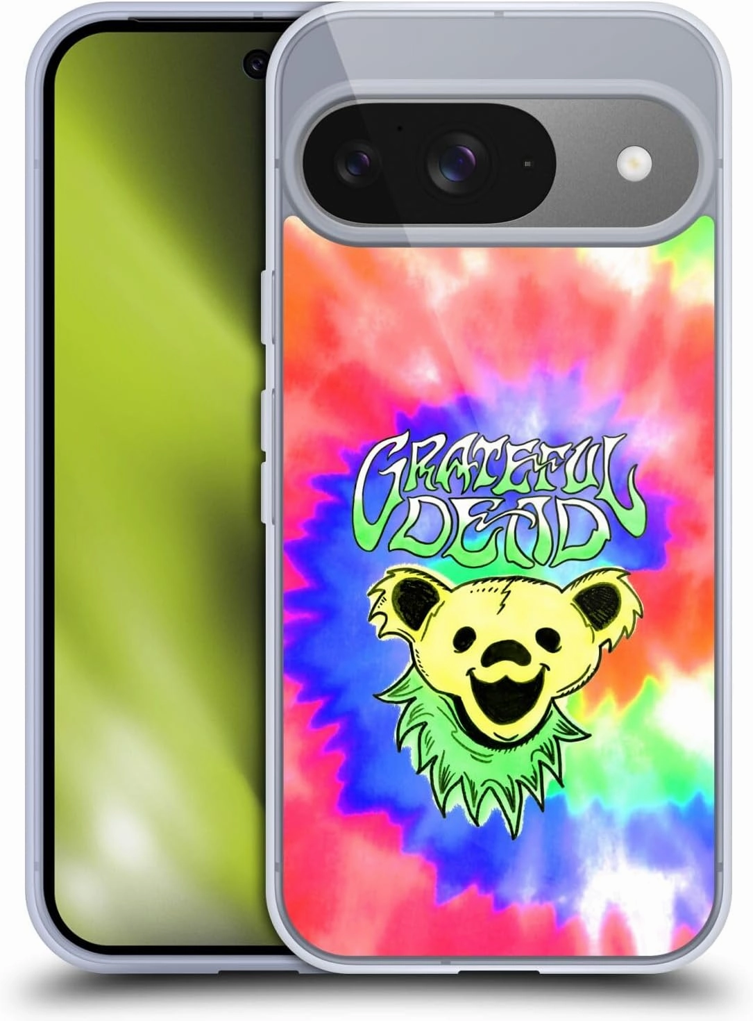 Head Case Designs Officially Licensed Grateful Dead Bear Tie Dye Trends Soft Gel Case Compatible with Google Pixel 9 / Pixel 9 Pro