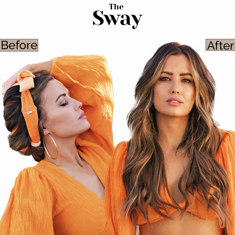 Heatless Hair Curling Ribbon Wrap: The Sway Original Heatless Curling Ribbons | Luxe Velour | Mane Label Hair Co. (Lilac)