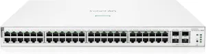 HPE Networking Instant On Switch Series 1930 48-Port Gb Smart-Managed Layer 2  Ethernet Switch with PoE | 48x 1G | 4X SFP  | 48x CL4 PoE 370W | US Cord (JL686B#ABA)