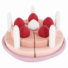 Hudson Baby Silicone Toy Cake, Strawberry, One Size