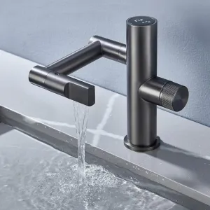 Hydroelectric Waterfall Faucet - Modern Rotating Design