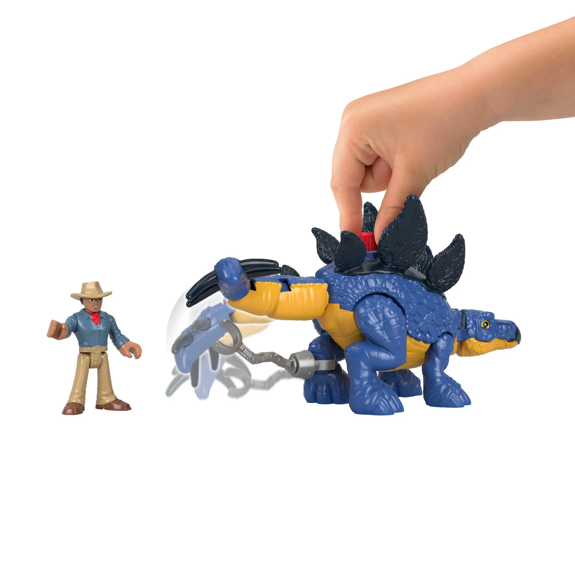 Imaginext Jurassic World Dominion Dinosaur Toy Collection of Kid-Powered Figure Sets, Preschool Toys