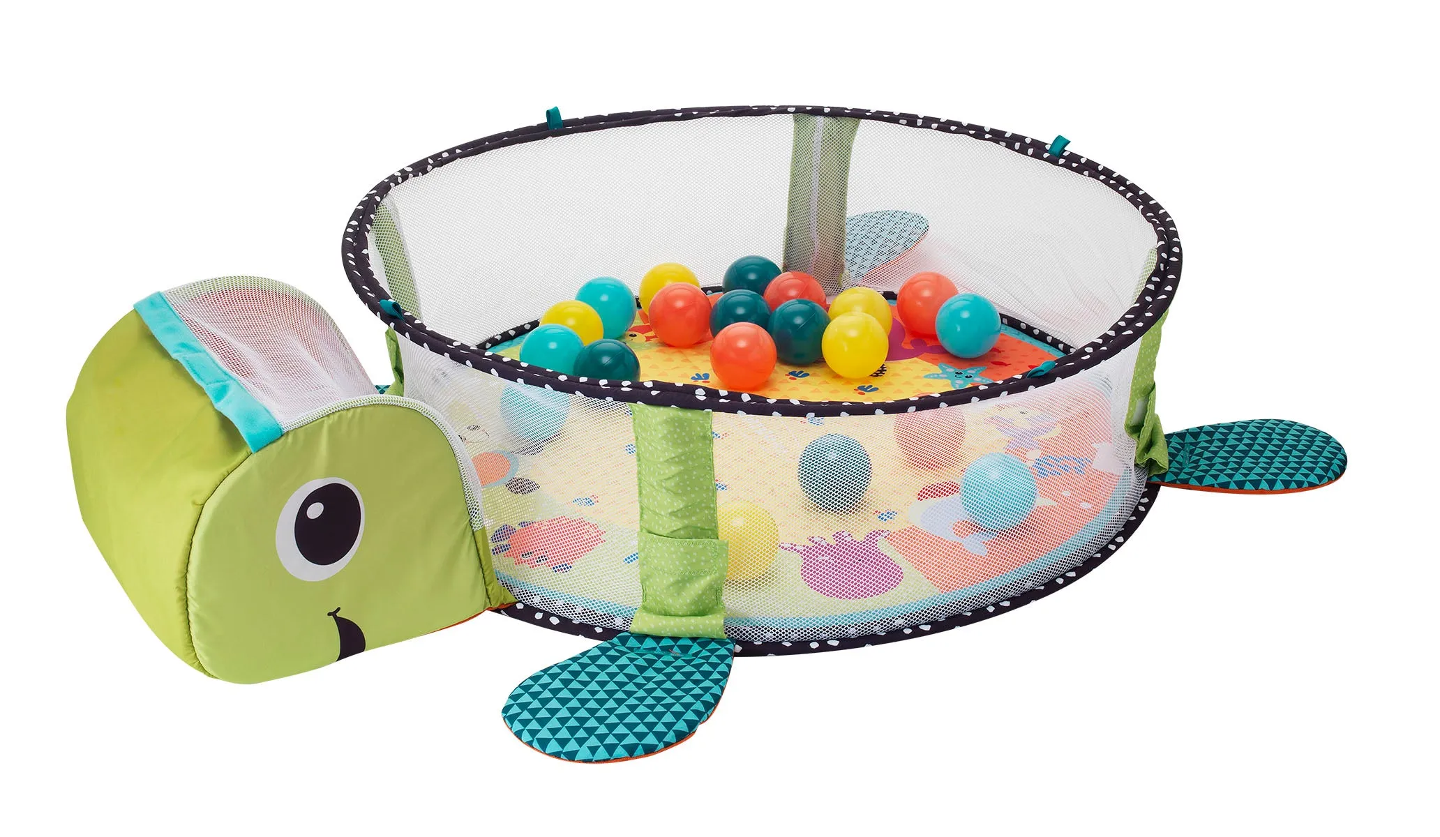 Infantino- Grow-With-Me Activity Gym & Ball Pit-Multicolor