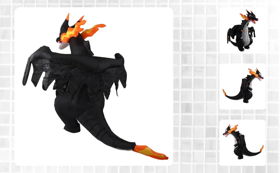 Inflatable Fire Dragon Costume
