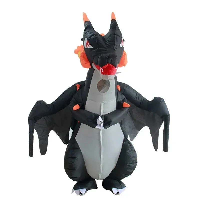 Inflatable Fire Dragon Costume