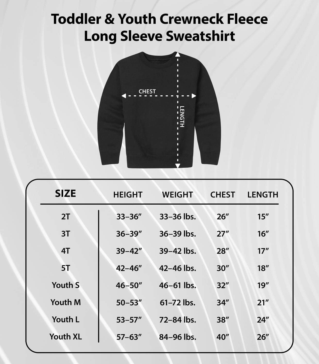 Instant Message - Little Bear Ugly Style - Youth Crew Fleece