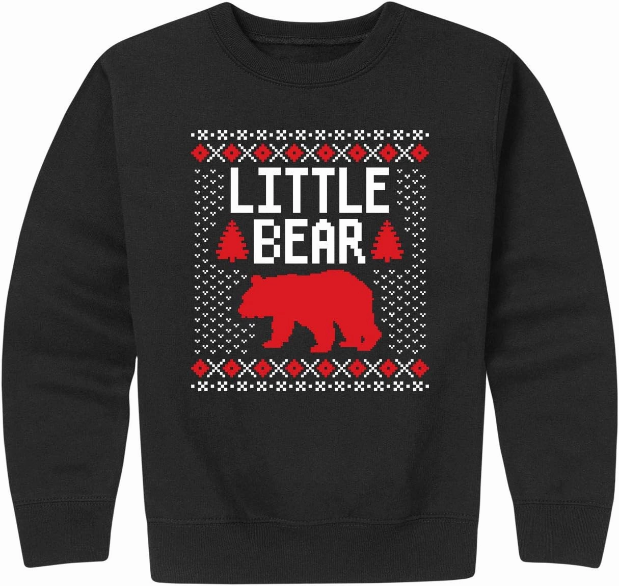 Instant Message - Little Bear Ugly Style - Youth Crew Fleece