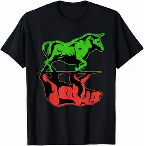 Investor Trader Stocks Invest Bear Bull Market T-Shirt