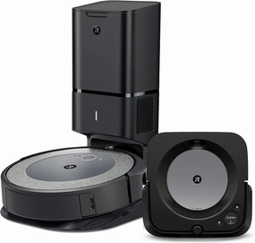 iRobot Roomba i3  EVO (3550) Robot Vacuum and Braava Jet m6 (6113) Robot Mop Bundle - Wi-Fi Connected, Smart Mapping, Works with Alexa, Precision Jet Spray, Corners & Edges, Ideal for Multiple Rooms