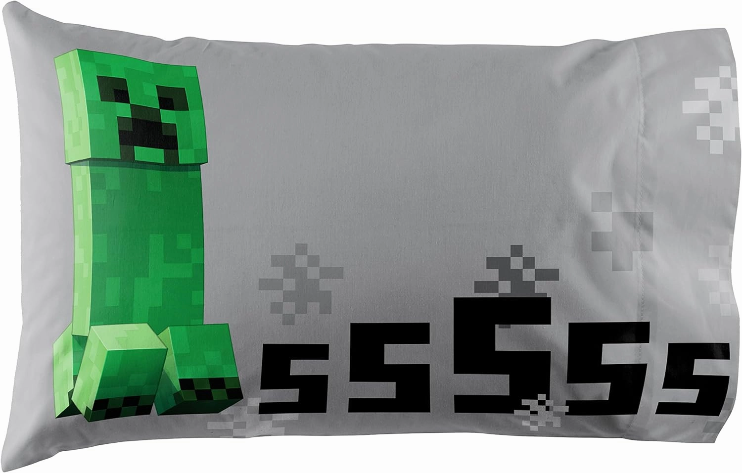 Jay Franco Minecraft Creeper 4 Piece Twin Bed Set (Offical Product)