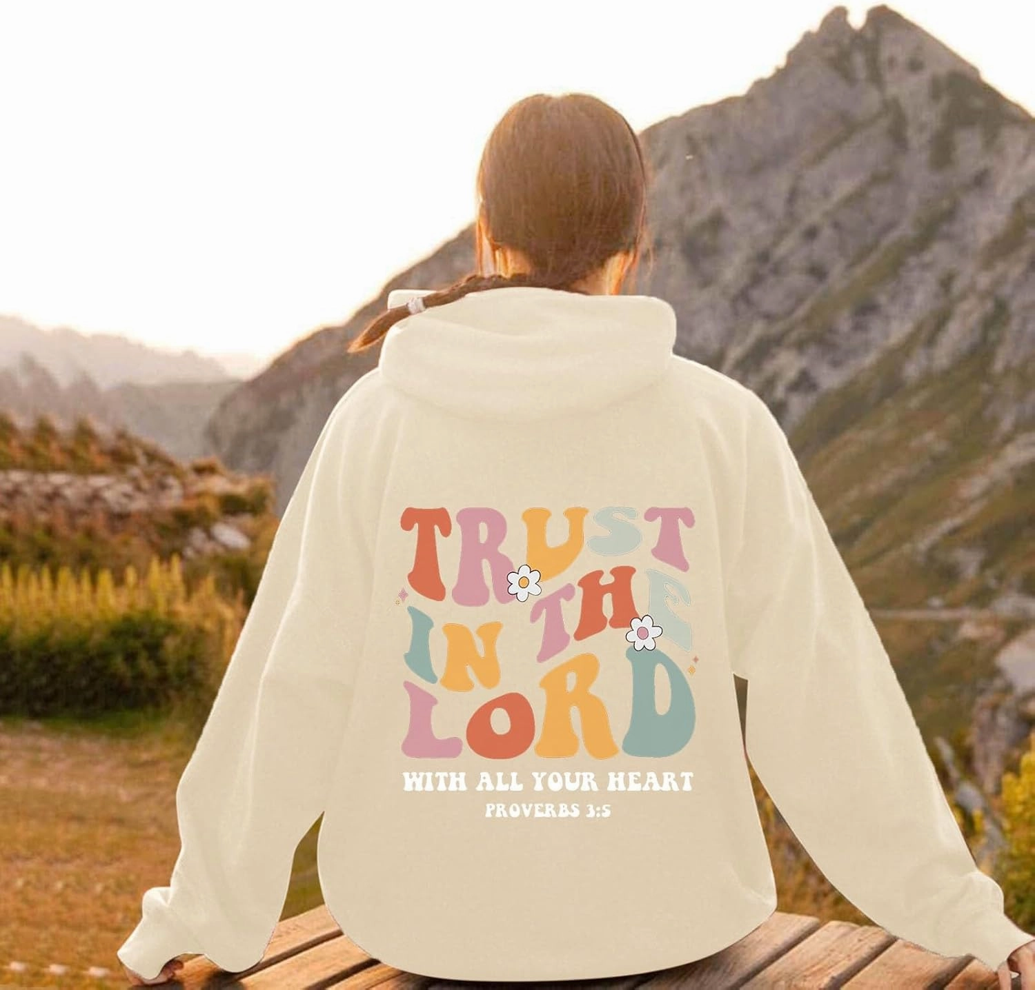 Jesus Loves You Hoodie Christian Faith Religious God Tops Man Woman Pullover Sweatshirt Longsleeve