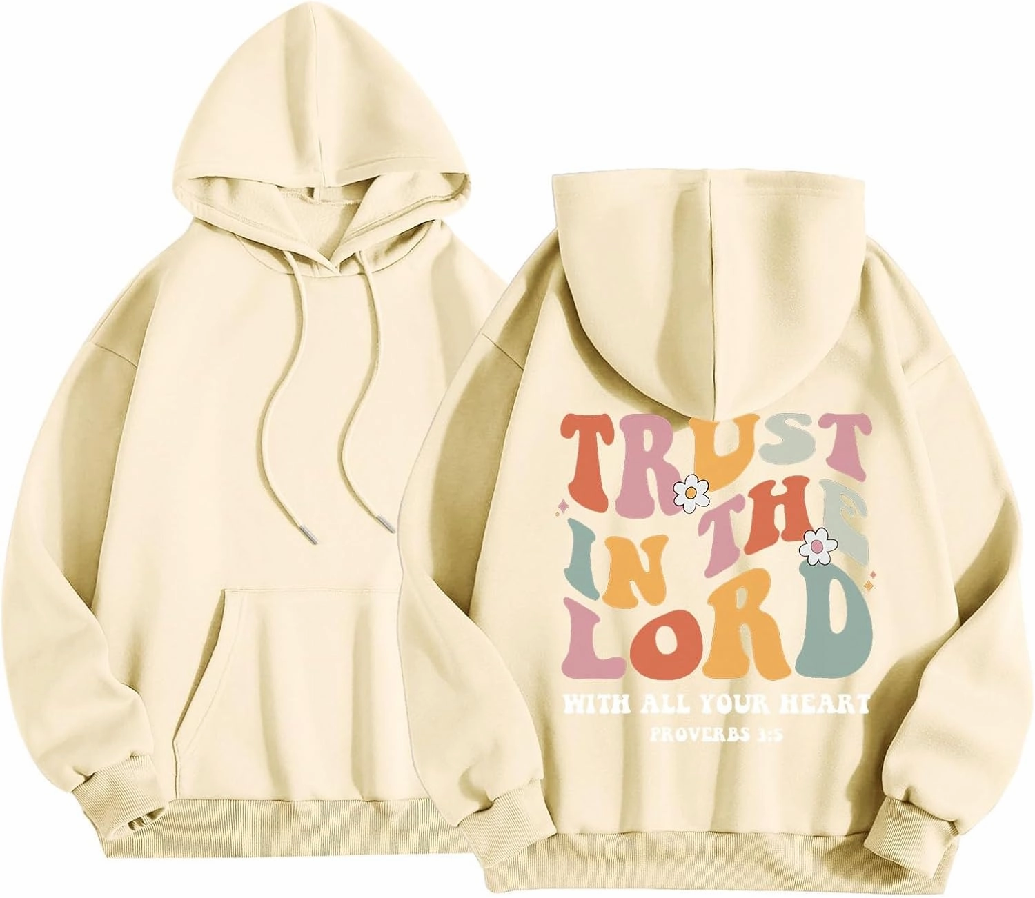 Jesus Loves You Hoodie Christian Faith Religious God Tops Man Woman Pullover Sweatshirt Longsleeve