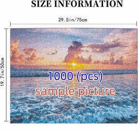 jigsaw puzzles 1000 pieces for adults Underwater World Dolphins, fishes Formation wooden Adults and Kids Children Educational Toy Games 29.5'' x 19.6'', As Picure, bvf132