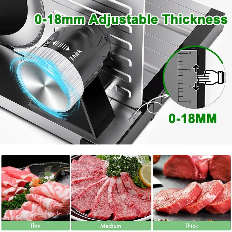 JIQI Foldable Meat & Veg Slicer – Adjustable Thickness