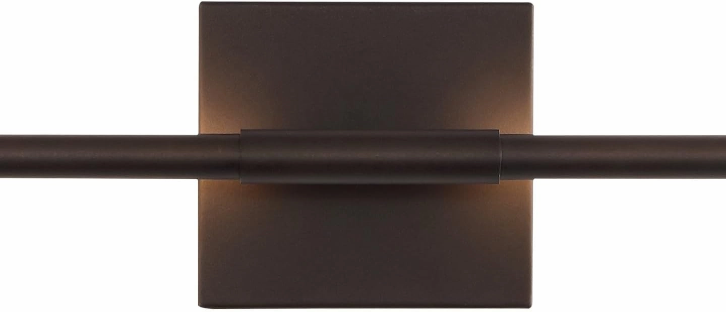 JONATHAN Y JYL7022D Makena 28" Dimmable Integrated LED Modern Metal Wall Sconce Contemporary Minimal 3000K 10W Bulbs Entryway Lobby Kitchen Bathroom Bedroom Living Room Hallway, Oil Rubbed Bronze