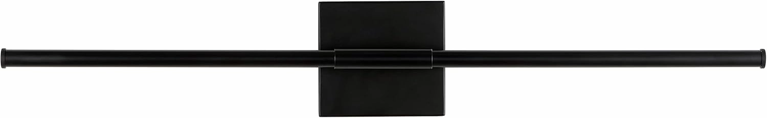 JONATHAN Y JYL7022D Makena 28" Dimmable Integrated LED Modern Metal Wall Sconce Contemporary Minimal 3000K 10W Bulbs Entryway Lobby Kitchen Bathroom Bedroom Living Room Hallway, Oil Rubbed Bronze