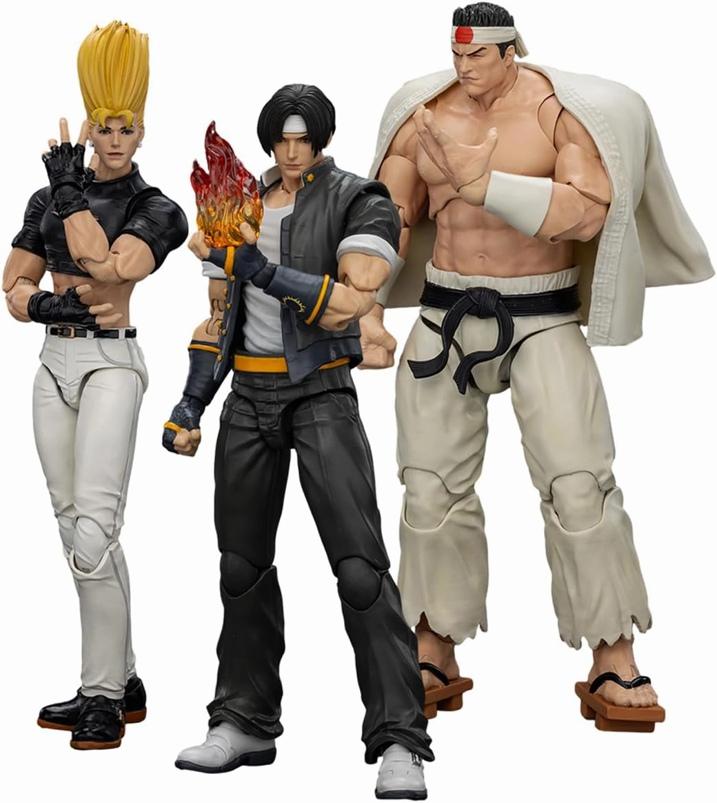 JOYTOY SNK 1/18 Action Figure KOF 98UM Hero-3PCS Collection Model Birthday Gift Pre Order